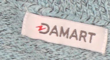 Damart Womens Green Embroidered V-Neck 3/4 Sleeve Jumper L 18/20 - Image 5