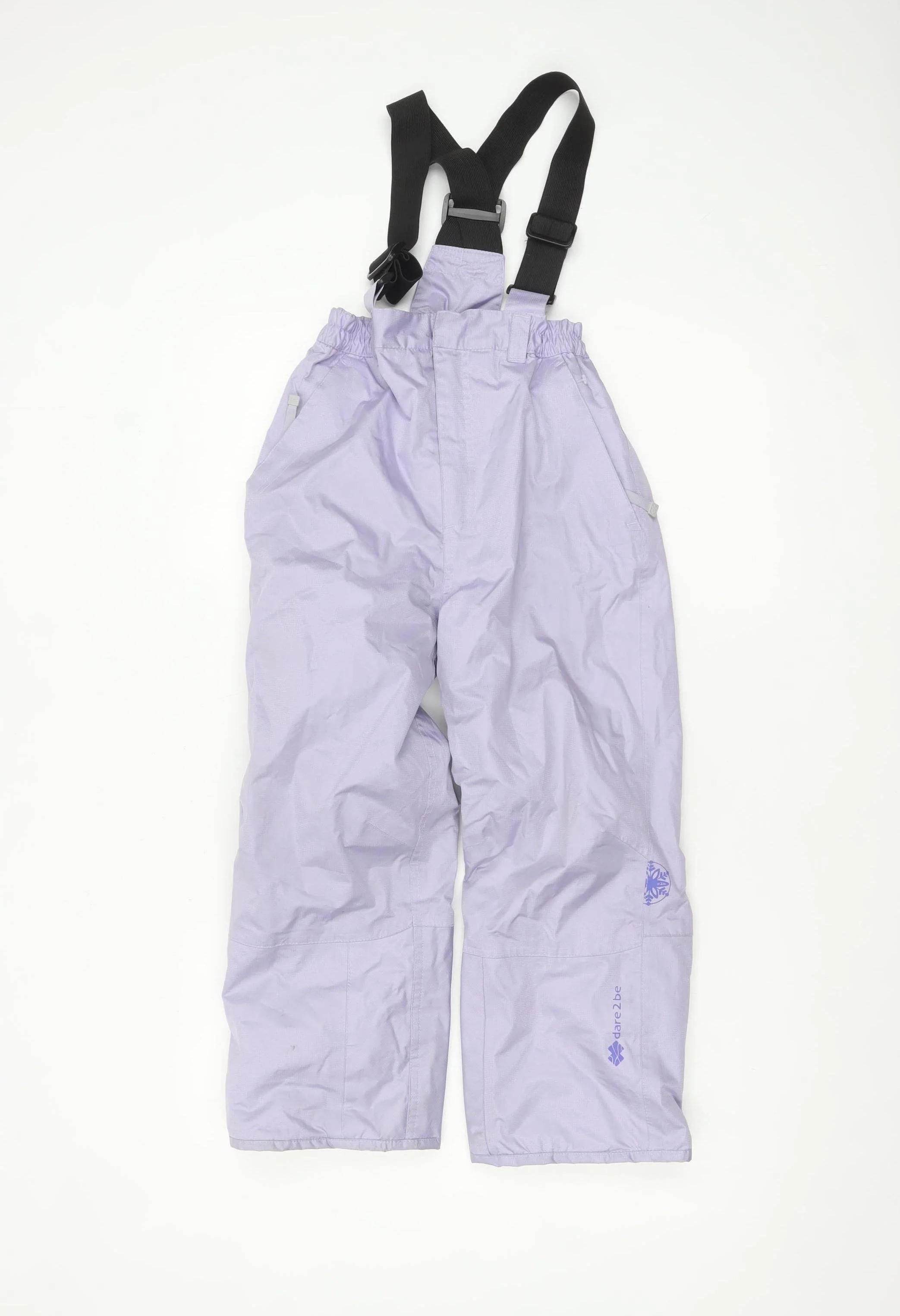 Dare 2b Girls Purple Snow Pants 7-8 Years Waterproof Windproof Ski Trousers - Image 3