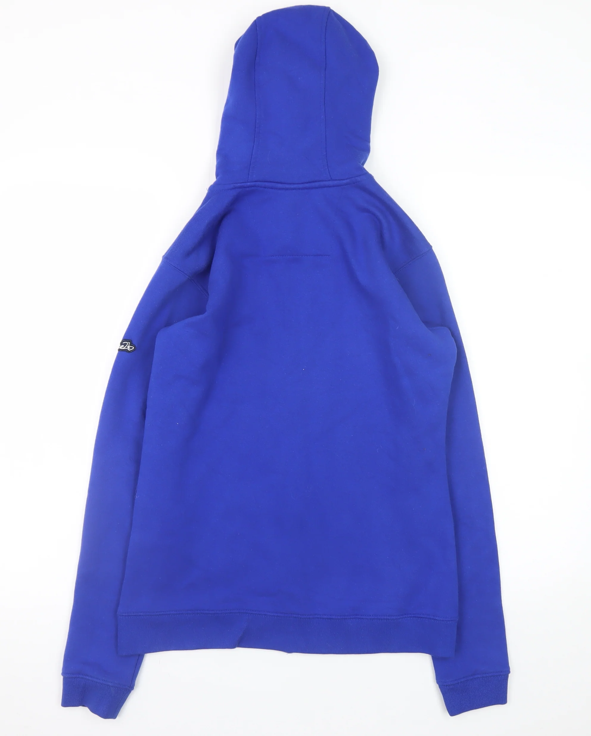 Dare2b Womens Blue Full Zip Hoodie Size 10 Cotton Blend - Image 3