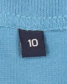 Dash Women Blue Size 10 Full Zip Cotton Hoodie Sweatshirt - Image 5