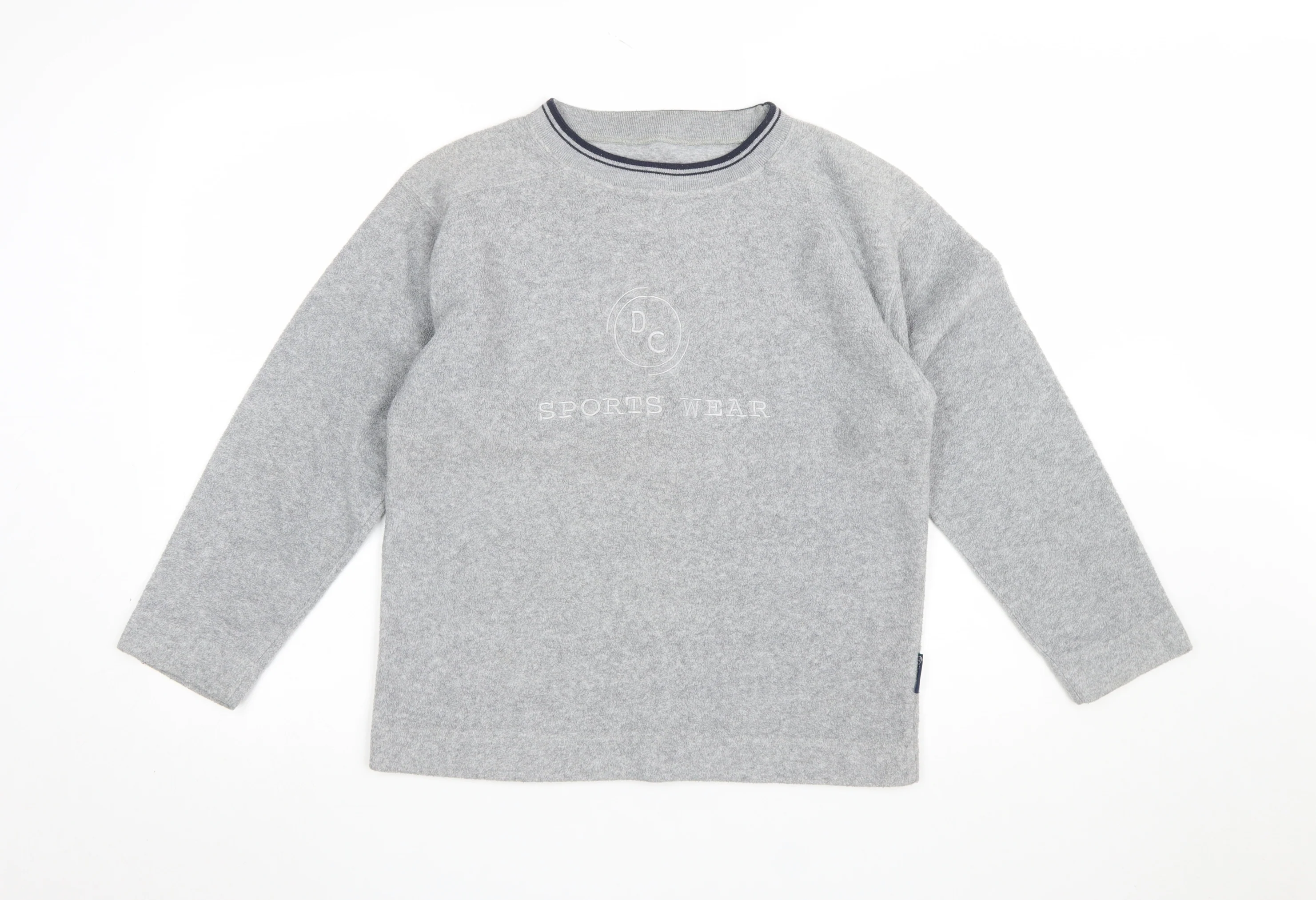 DC Sports Wear Women's Grey Pullover Sweatshirt S/M Casual Warm Top