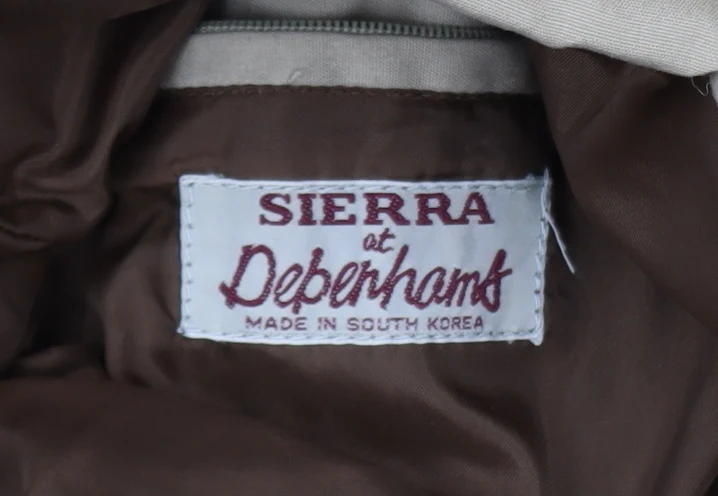 Debenhams Women’s Beige Puffer Jacket Size 12 Winter Coat - Image 4
