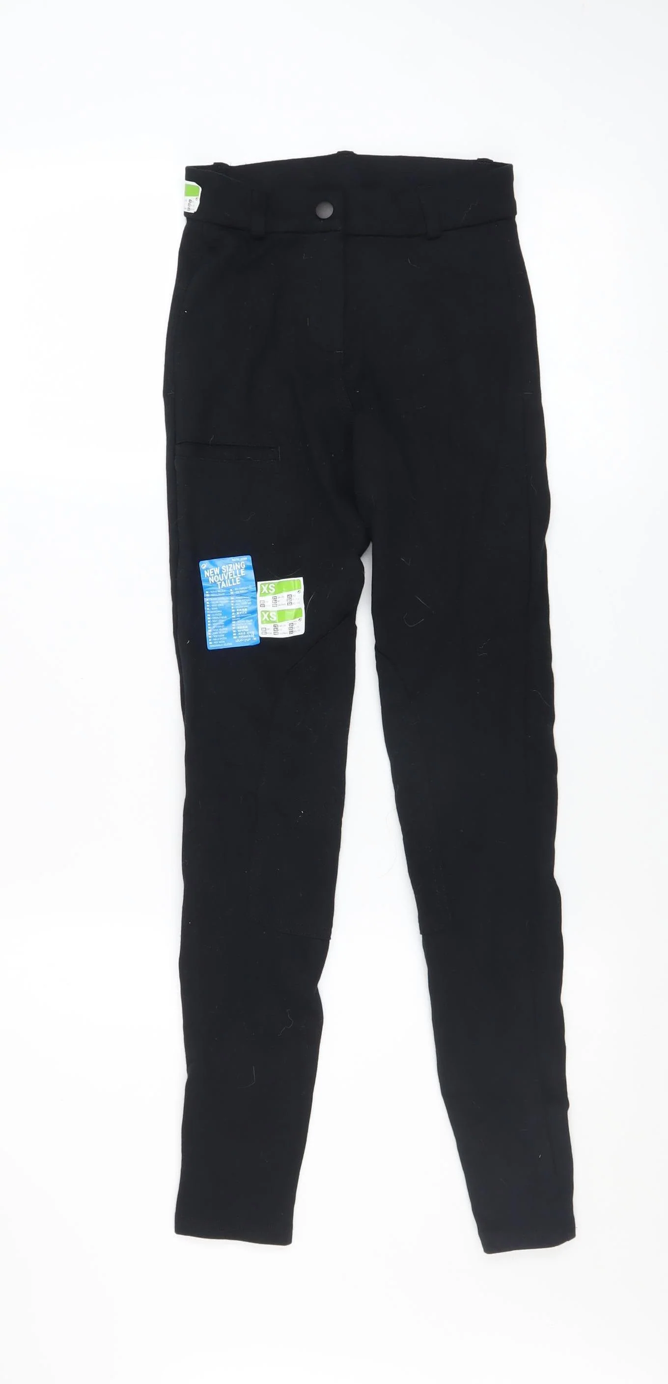 Decathlon Women’s Black XS Equestrian Riding Trousers with Pockets