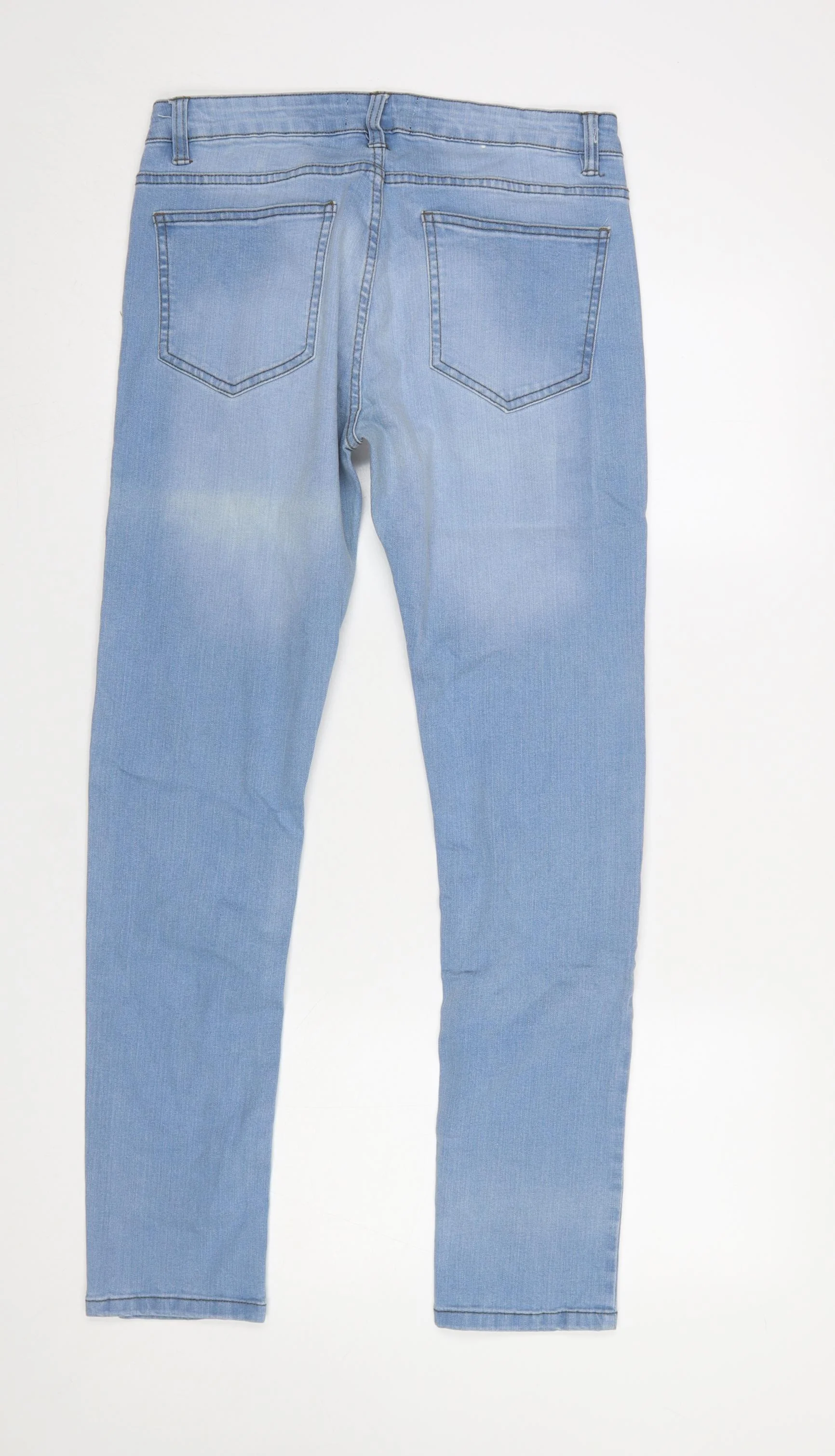 Denim Co. Men's Blue Skinny Jeans W30 L30 Slim Fit Denim - Image 3