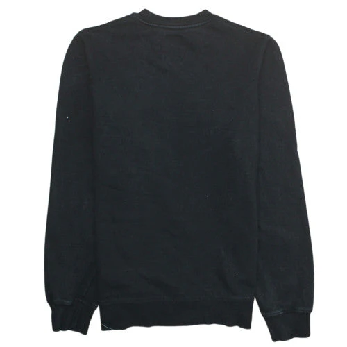 Dickies Men's Black Small Crew Neck Graphic Logo Sweatshirt - Image 4