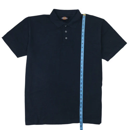 Dickies Men's Black XL Workwear Polo Shirt Cotton Blend - Image 3