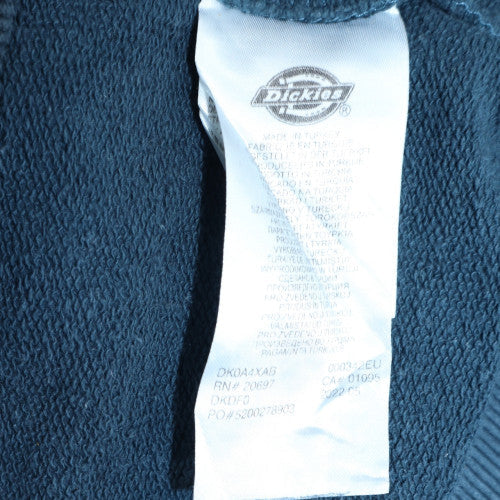 Dickies Mens Blue Crew Neck Pullover Sweatshirt Small - Image 6