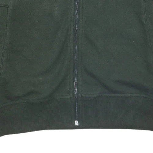 Dickies Men's Green Full Zip Sweatshirt Medium Classic Fleece Jacket - Image 7