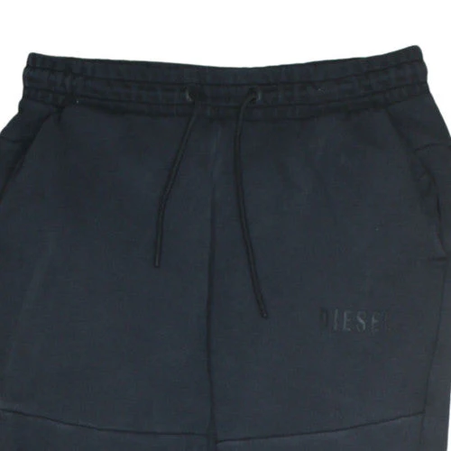 Diesel Men's Black Jogger Sweatpants S Regular Fit Cotton Blend - Image 6
