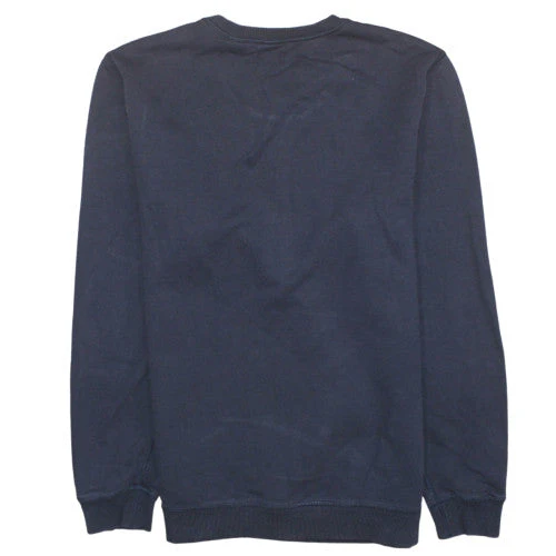 Diesel Mens Blue Cotton Crew Neck Pullover Sweatshirt L - Image 4