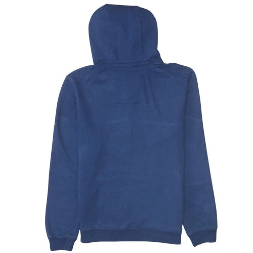 Diesel Mens Blue XL 1/2 Zip Hoodie Sweatshirt with Logo - Image 4