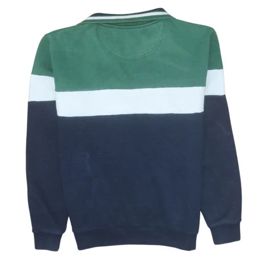 Diesel Mens Multicoloured 1/4 Zip Cotton Sweatshirt Size S - Image 3