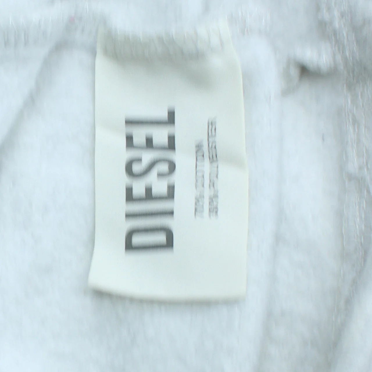 Diesel Womens Grey Pullover Sweatshirt L Logo Crew Neck Casual - Image 6