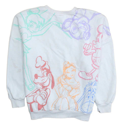 Disney 100 at George White Sweatshirt Women L 16-18 Pullover Crew Neck - Image 4