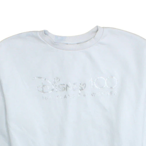 Disney 100 at George White Sweatshirt Women L 16-18 Pullover Crew Neck - Image 8