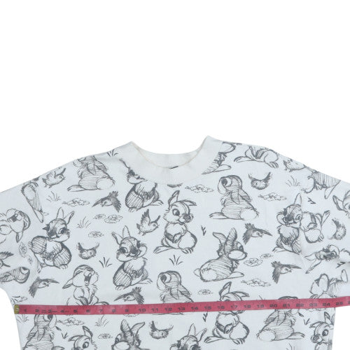 Disney at George Women's White Thumper Print Sweatshirt L - Image 2