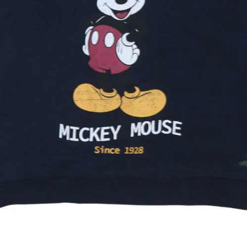 Disney C&A Women's Navy Mickey Mouse Pullover Sweatshirt L - Image 8