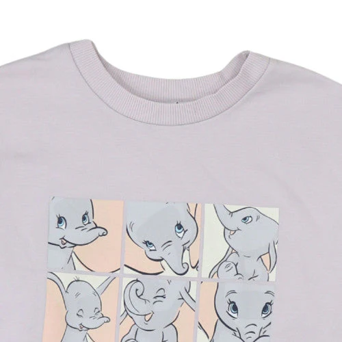 Disney Classics George Women Lilac Dumbo Sweatshirt Size 12-14 - Image 7