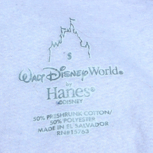 Disney Hanes Womens Pink Hoodie Small Mickey Mouse Disneyland 1955 Pullover - Image 5