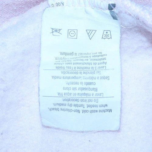 Disney Hanes Womens Pink Hoodie Small Mickey Mouse Disneyland 1955 Pullover - Image 6