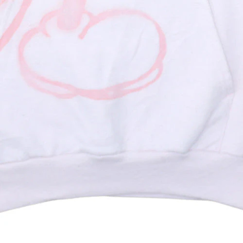 Disney Hanes Womens Pink Hoodie Small Mickey Mouse Disneyland 1955 Pullover - Image 8