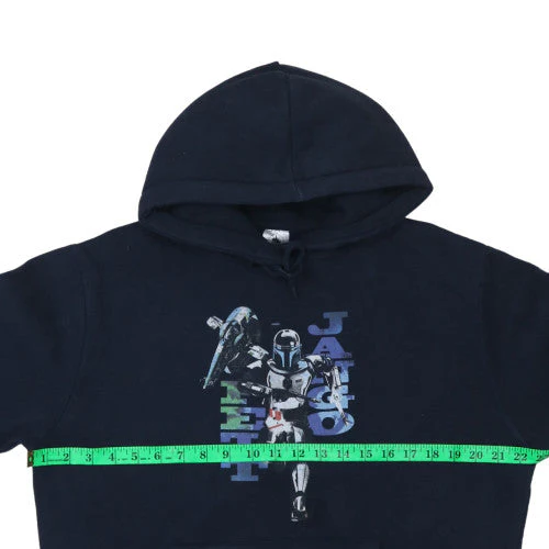Disney Men’s Blue Graphic Pullover Hoodie - Size M - Regular Fit - Image 2