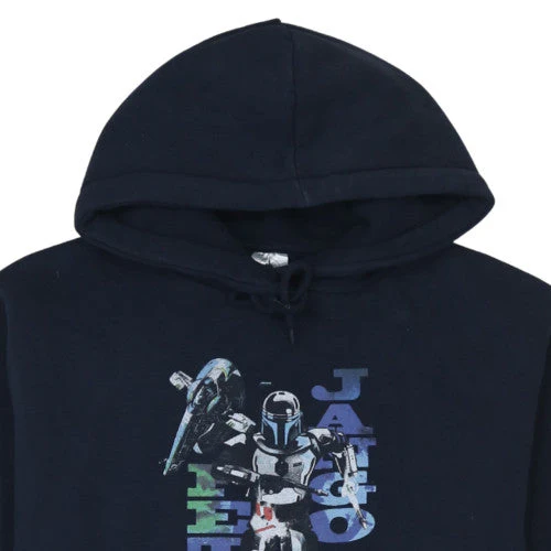 Disney Men’s Blue Graphic Pullover Hoodie - Size M - Regular Fit - Image 8