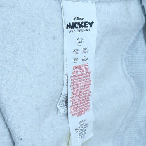 Disney Mickey & Friends Donald Duck Grey Sweatshirt 2XS Women's Casual Pullover - Image 6