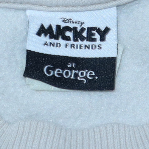 Disney Mickey & Friends George Womens Stone Sweatshirt M Winter Club - Image 6