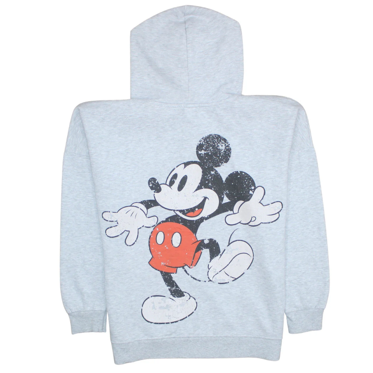 Disney Mickey & Friends Grey Hoodie Women M 12-14 Pullover Sweatshirt - Image 4