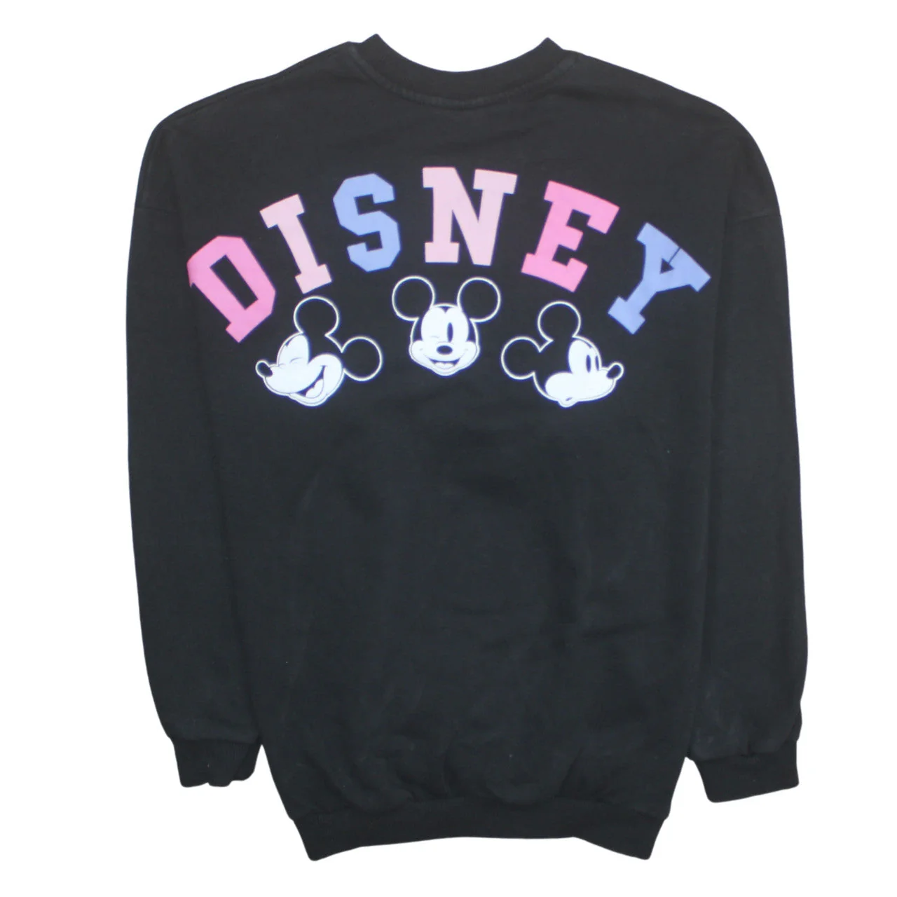 Disney Mickey Mouse Black Women's M 12-14 Sweatshirt by George - Image 4