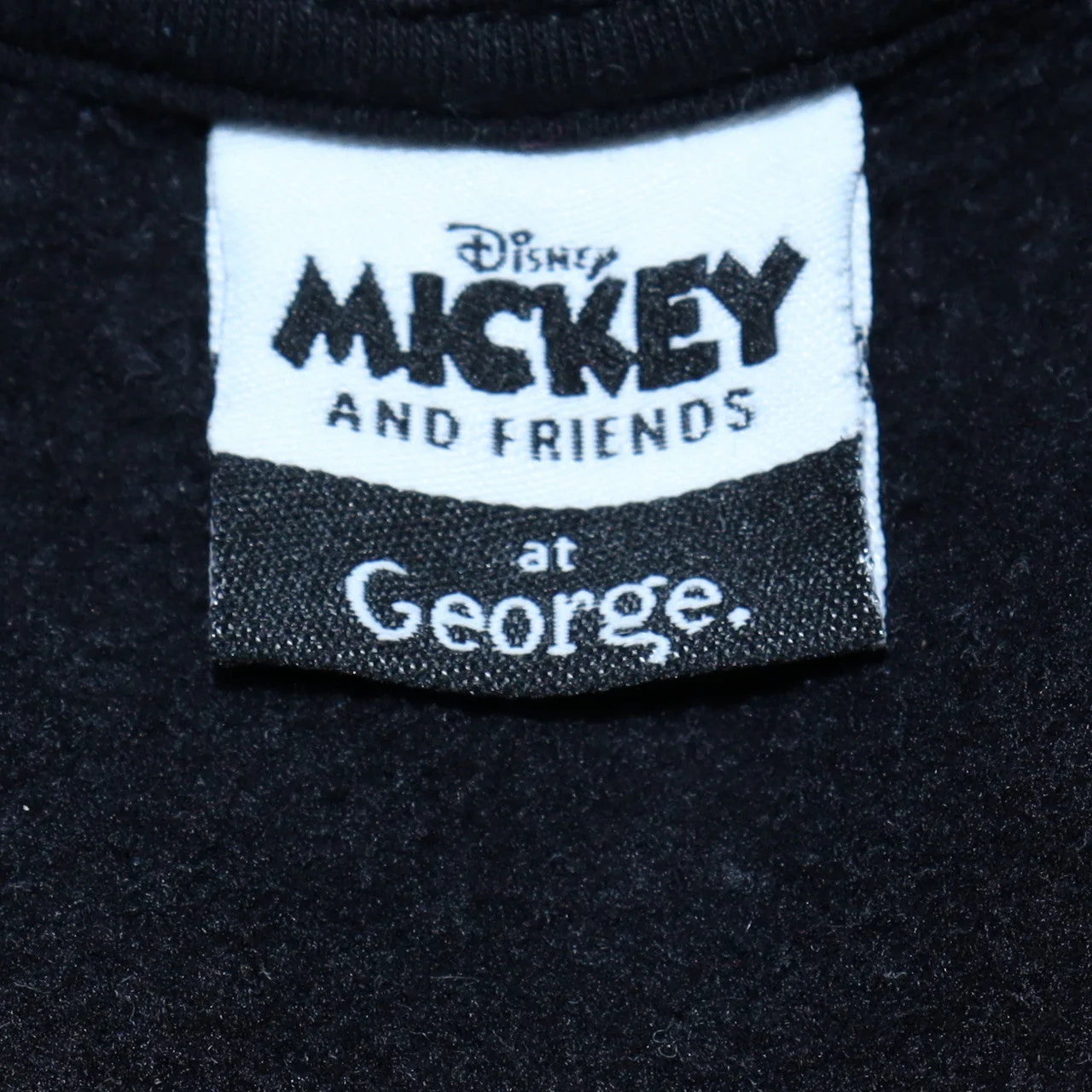 Disney Mickey Mouse Black Women's M 12-14 Sweatshirt by George - Image 5