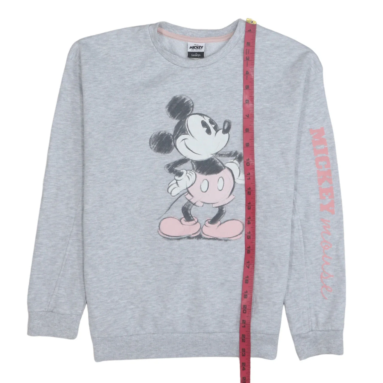 Disney Mickey Mouse Grey Sweatshirt by George Teens 13-14 Years - Image 2