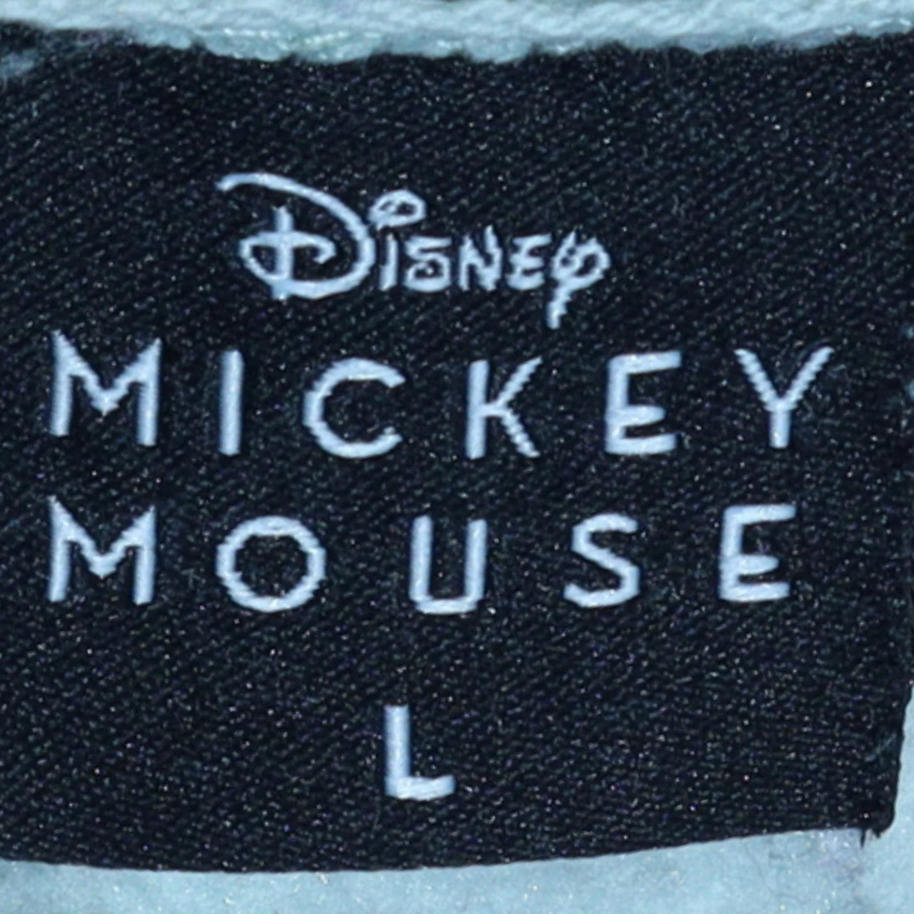 Disney Mickey Mouse Women's Light Blue Pullover Sweatshirt L 16-18 - Image 5