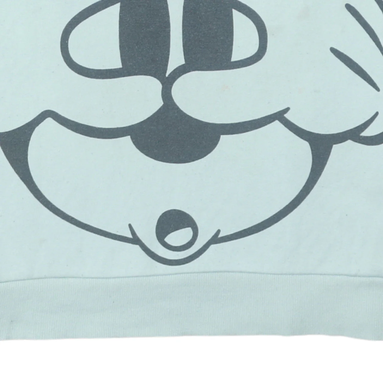 Disney Mickey Mouse Women's Light Blue Pullover Sweatshirt L 16-18 - Image 8