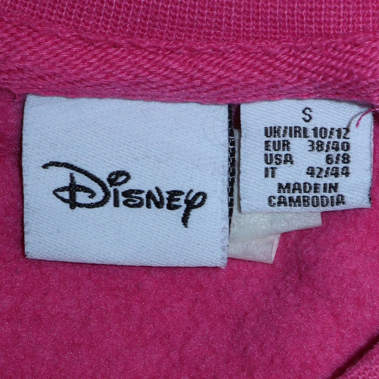 Disney Minnie Mouse Pink Crew Neck Sweatshirt Women Small - Image 5
