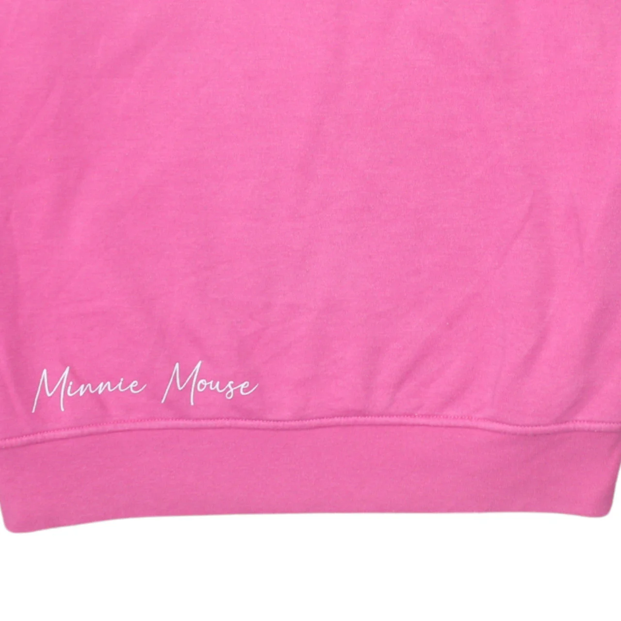 Disney Minnie Mouse Pink Crew Neck Sweatshirt Women Small - Image 7