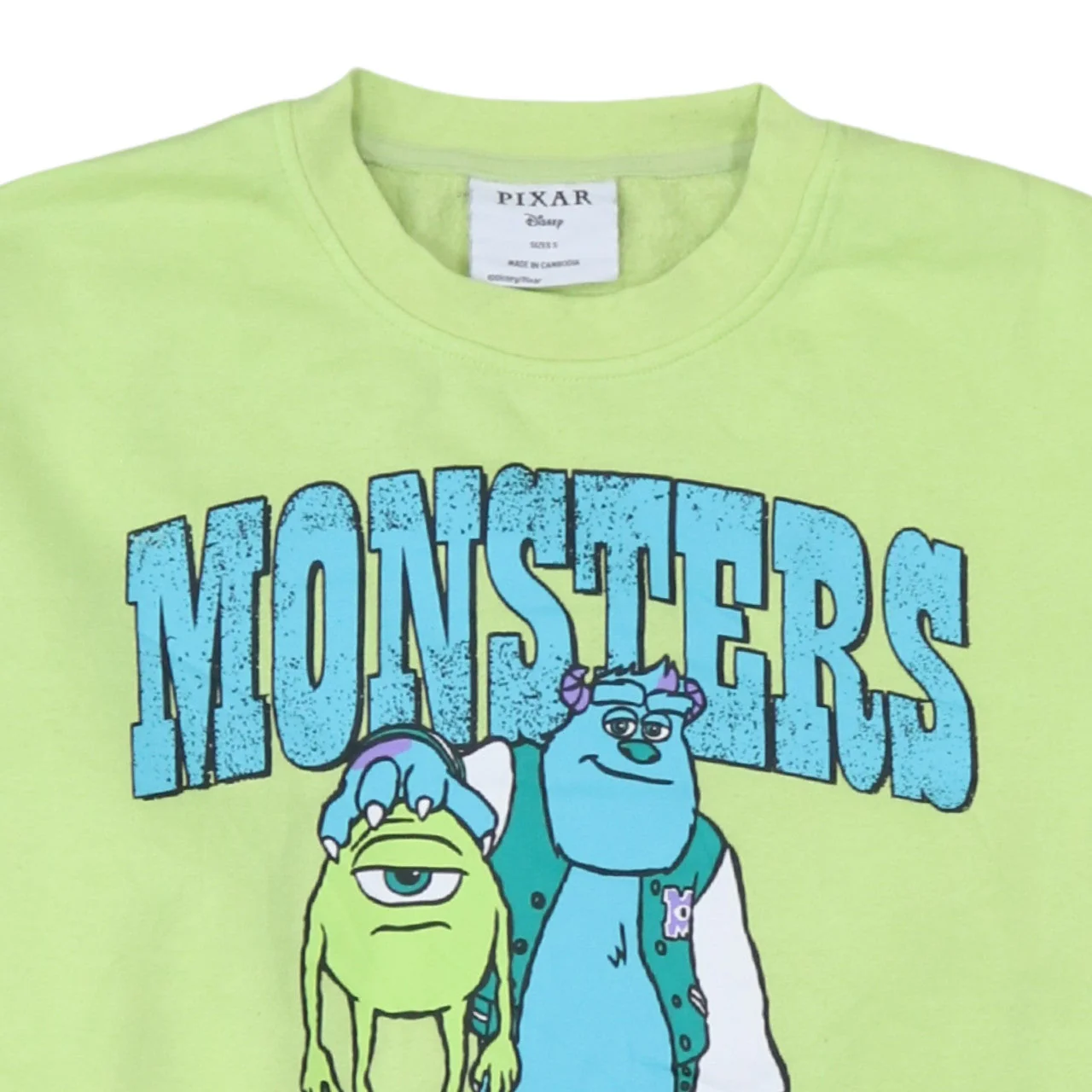 Disney Pixar Monsters University Green Sweatshirt Women S - Image 7