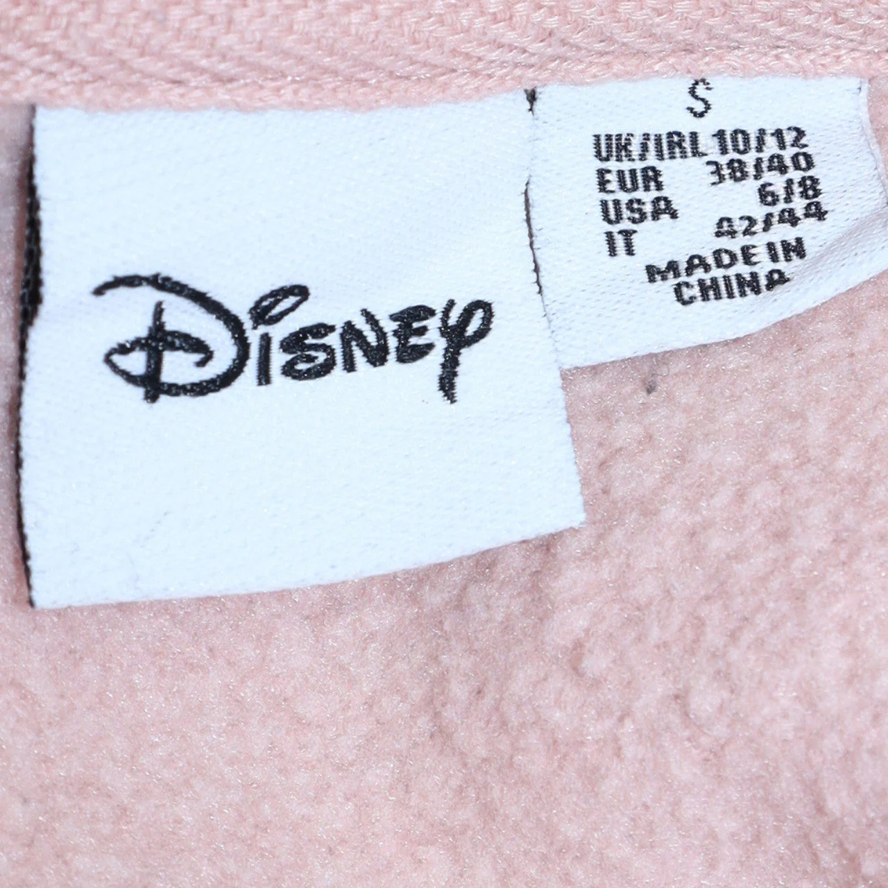 Disney Primark Cares Women's Pink Minnie Hoodie Size 10/12 Cotton Blend - Image 5
