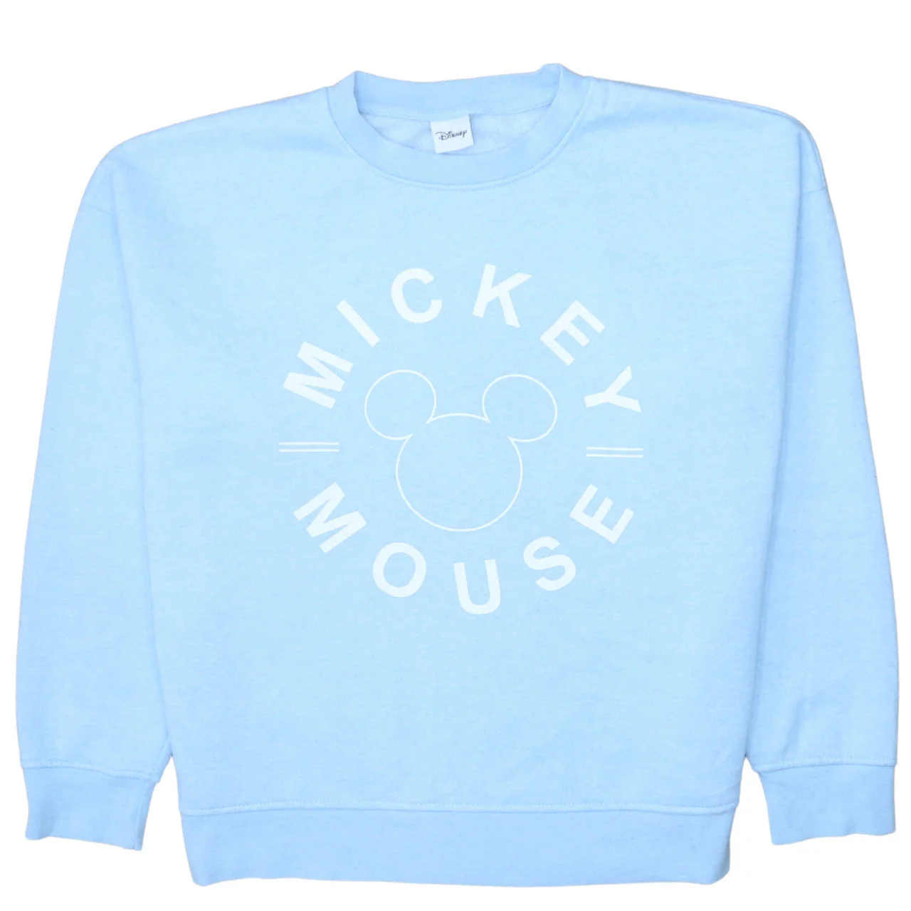 Disney Primark Women Blue Mickey Mouse Pullover Sweatshirt Size M