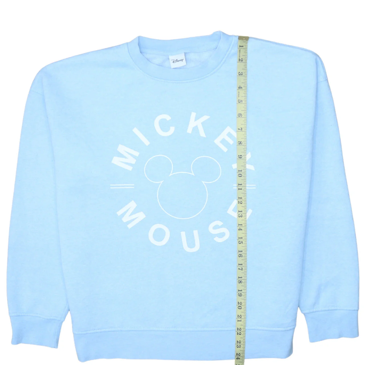 Disney Primark Women Blue Mickey Mouse Pullover Sweatshirt Size M - Image 3