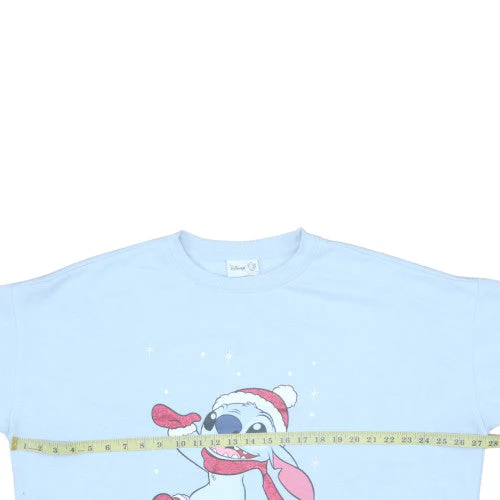 Disney Primark Women Blue Stitch XL Pullover Sweatshirt - Image 2