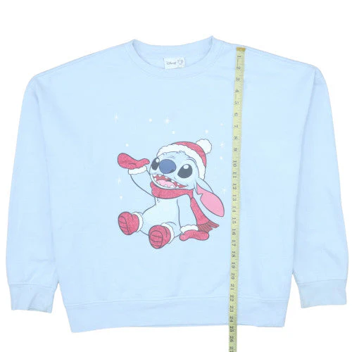 Disney Primark Women Blue Stitch XL Pullover Sweatshirt - Image 3
