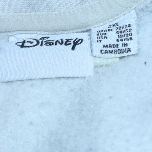 Disney Primark Women Grey 2XL Pullover Sweatshirt Lion King Simba Print - Image 6