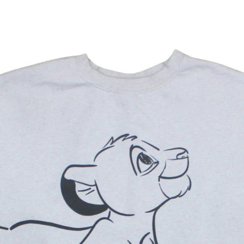 Disney Primark Women Grey 2XL Pullover Sweatshirt Lion King Simba Print - Image 8