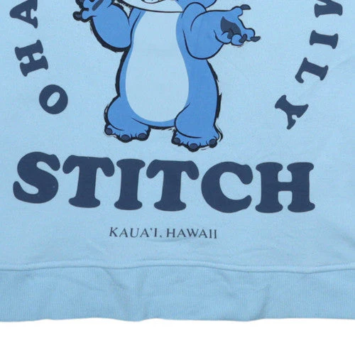 Disney Primark Women Light Blue Stitch Sweatshirt 2XS Pullover - Image 8