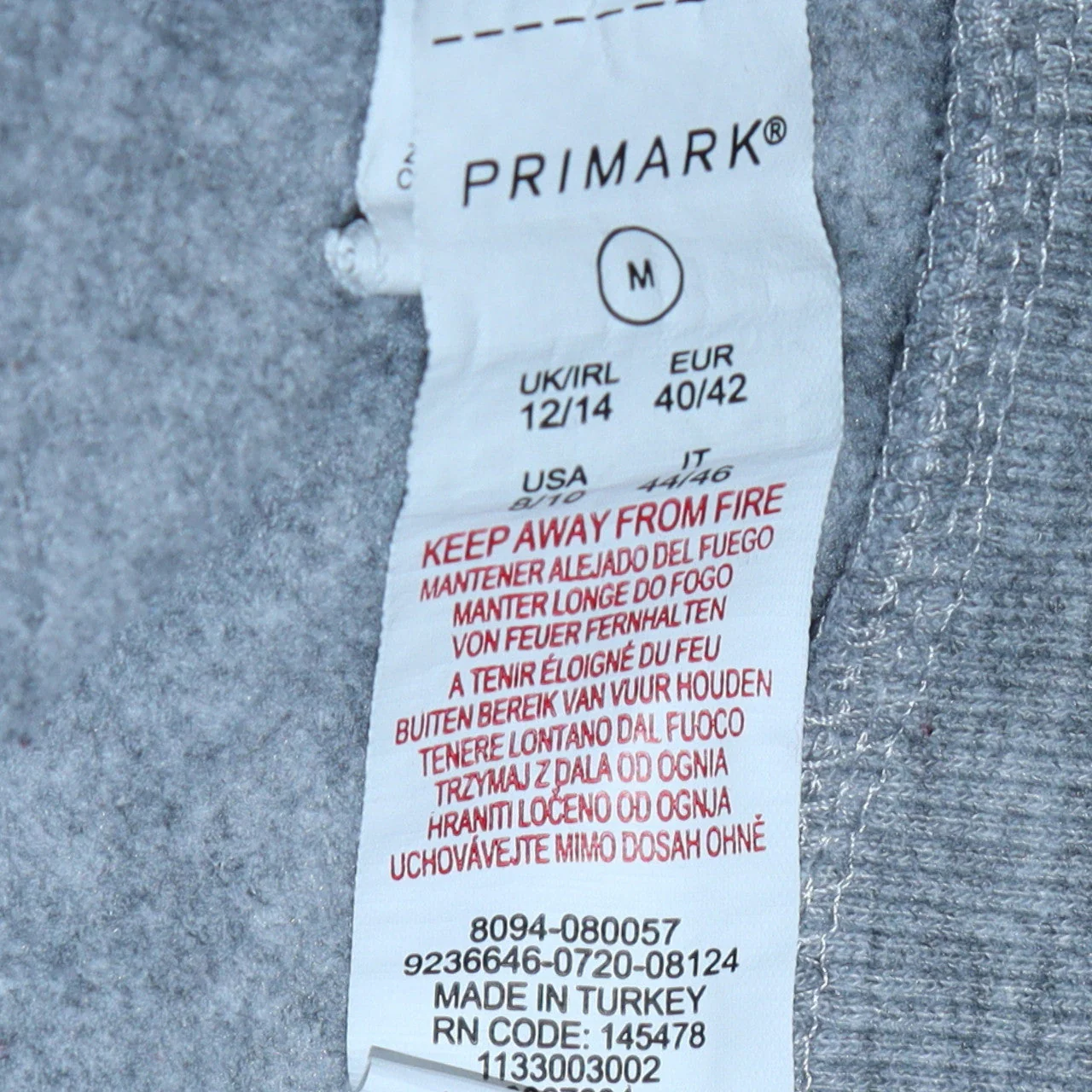 Disney Primark Women’s Grey Eeyore Sweatshirt Size 12/14 M - Image 6