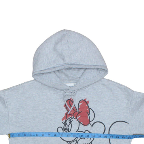 Disney Primark Womens Grey XS Hoodie Minnie Mouse Pullover - Image 2