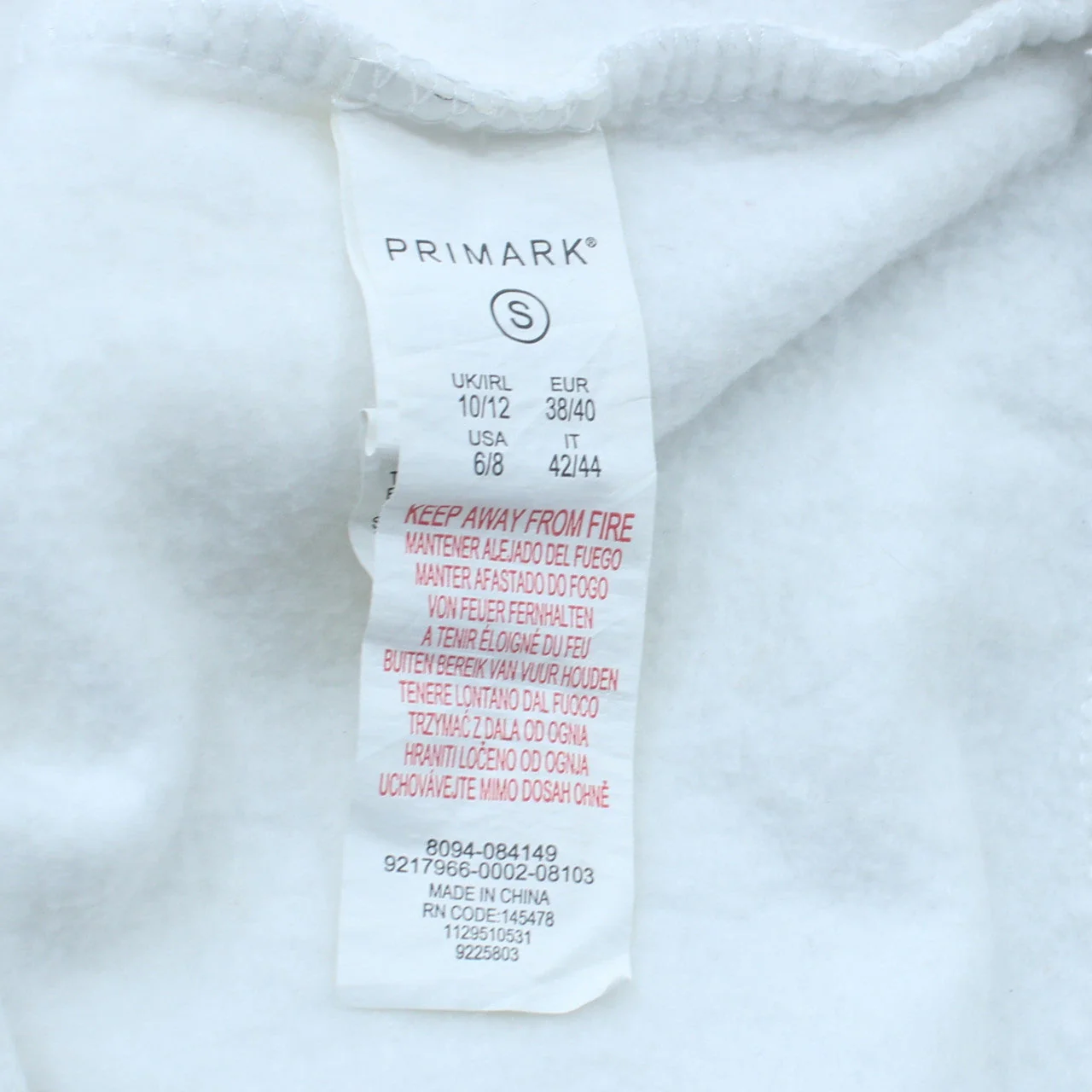 Disney Primark Women's White Winnie the Pooh Sweatshirt Size S 10/12 Crew Neck - Image 6