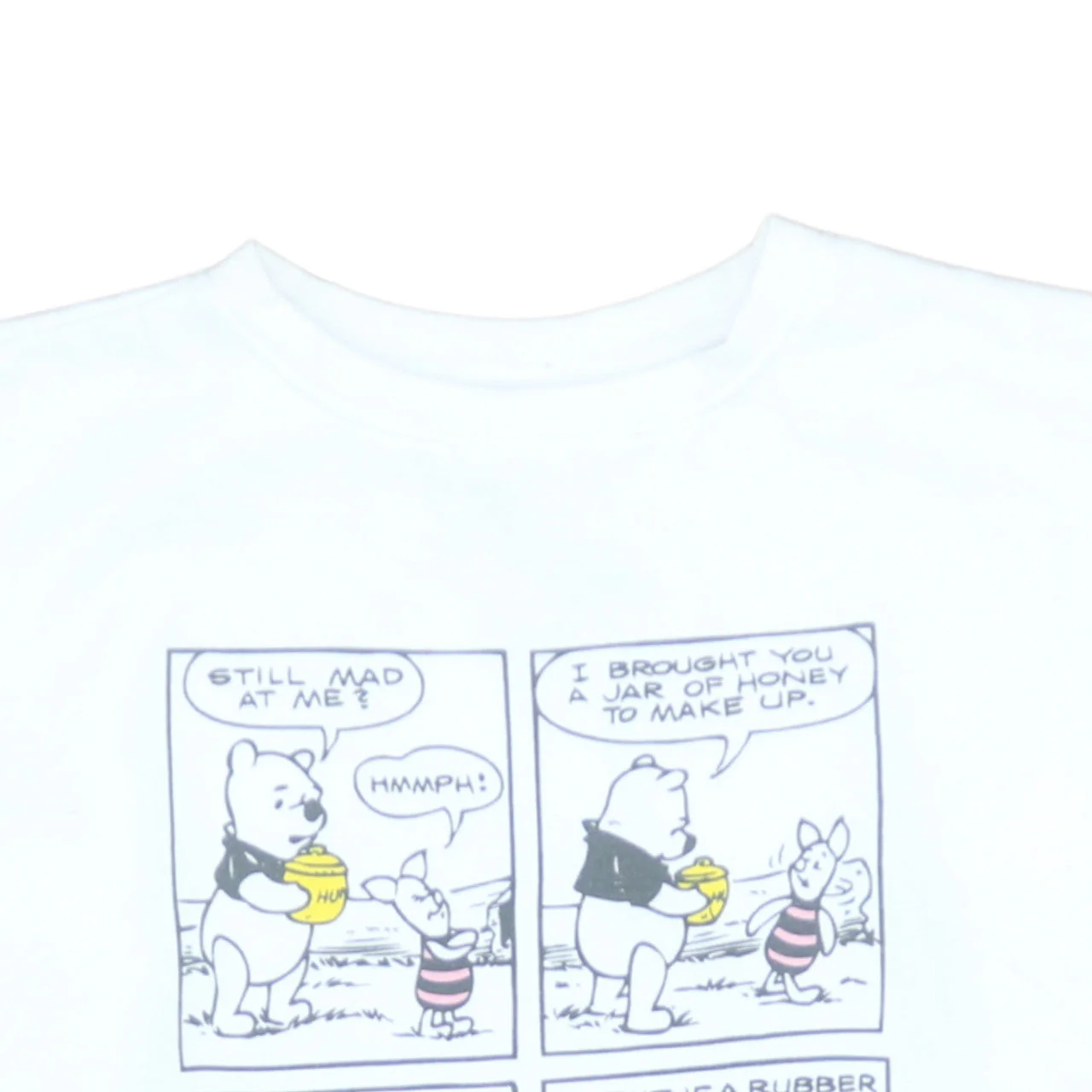 Disney Primark Women's White Winnie the Pooh Sweatshirt Size S 10/12 Crew Neck - Image 8